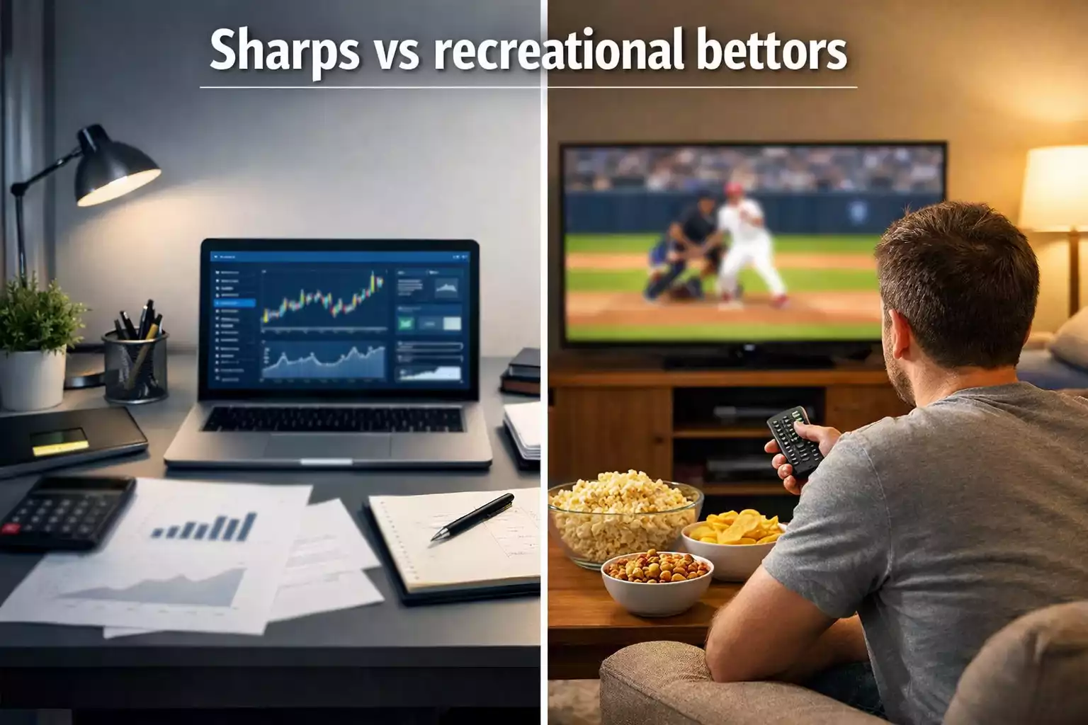 Comparison of casual and professional betting approaches